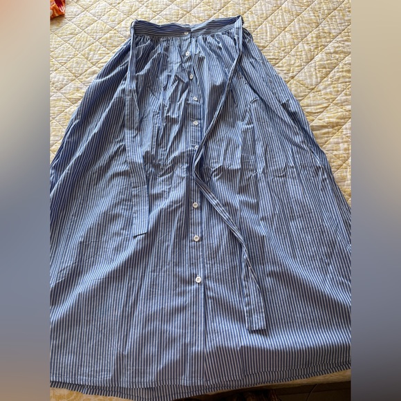 Shein Blue Pinstripe maxi skirt - Picture 1 of 1